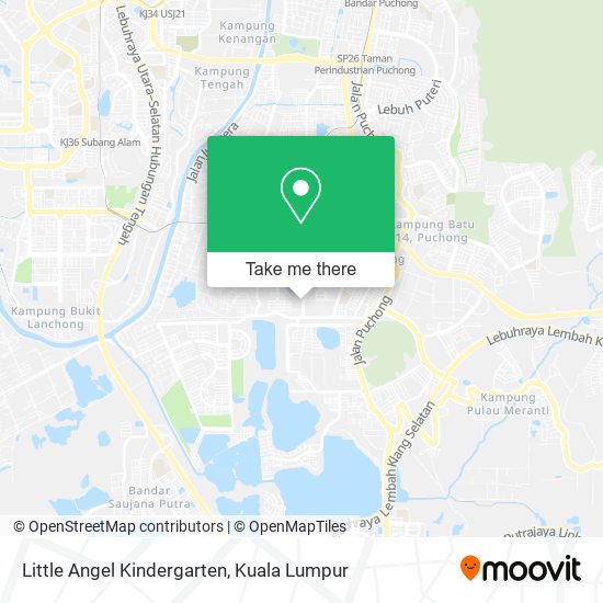 Little Angel Kindergarten map