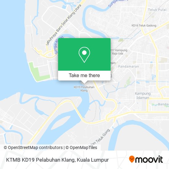 Peta KTMB KD19 Pelabuhan Klang