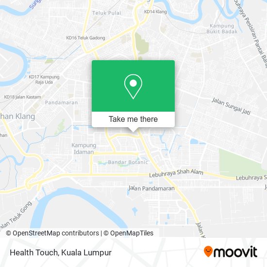 Health Touch map