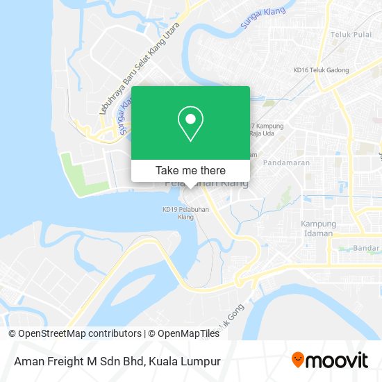 Peta Aman Freight M Sdn Bhd