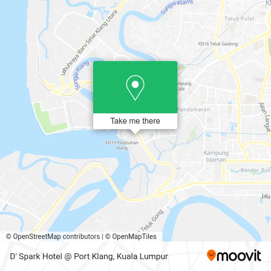 D' Spark Hotel @ Port Klang map