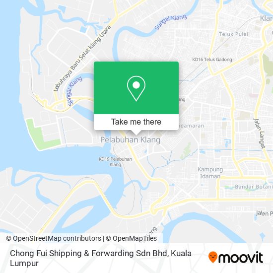 Chong Fui Shipping & Forwarding Sdn Bhd map