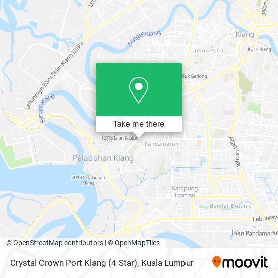 Crystal Crown Port Klang (4-Star) map