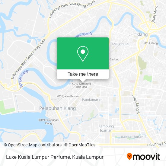 Luxe Kuala Lumpur Perfume map