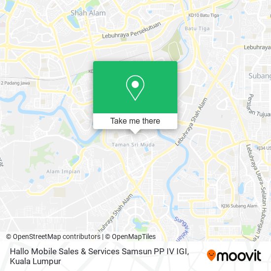 Hallo Mobile Sales & Services Samsun PP IV IGI map
