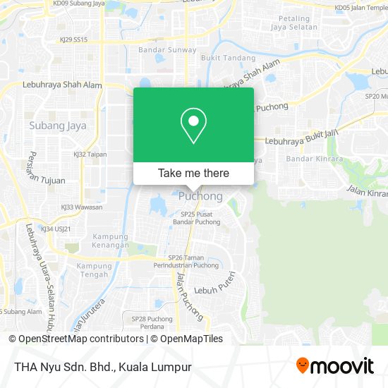 THA Nyu Sdn. Bhd. map