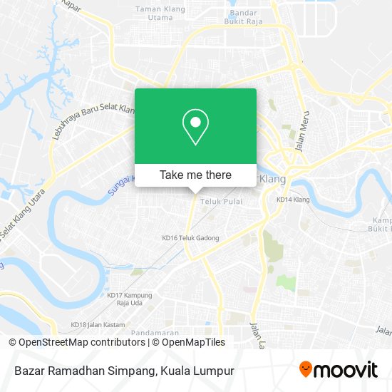 Bazar Ramadhan Simpang map