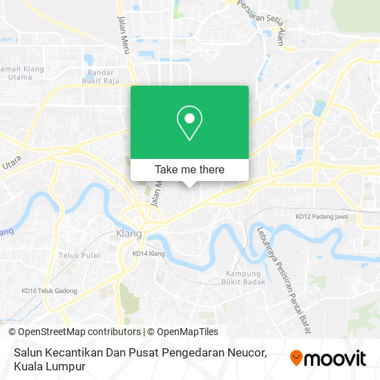 Salun Kecantikan Dan Pusat Pengedaran Neucor map