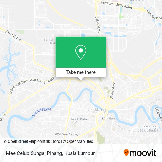 Mee Celup Sungai Pinang map