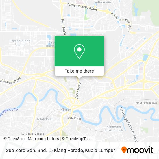 Sub Zero Sdn. Bhd. @ Klang Parade map