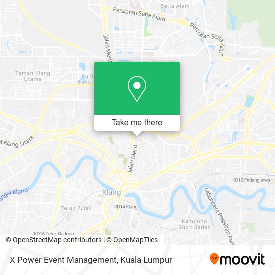 X Power Event Management map