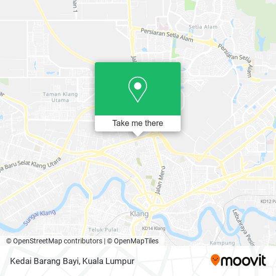 Kedai Barang Bayi map