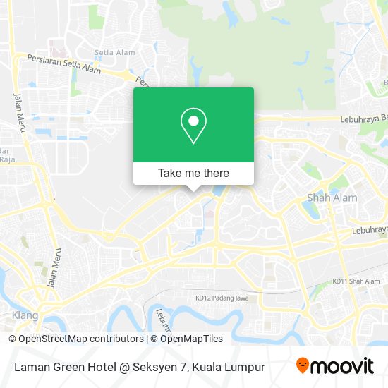 Laman Green Hotel @ Seksyen 7 map