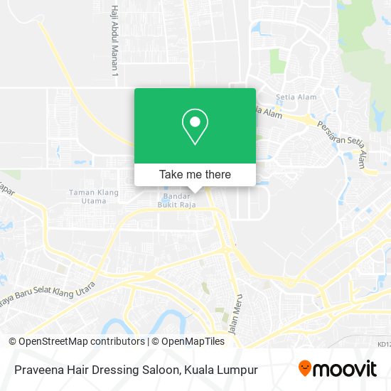 Praveena Hair Dressing Saloon map