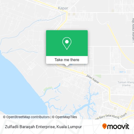 Peta Zulfadli Baraqah Enterprise
