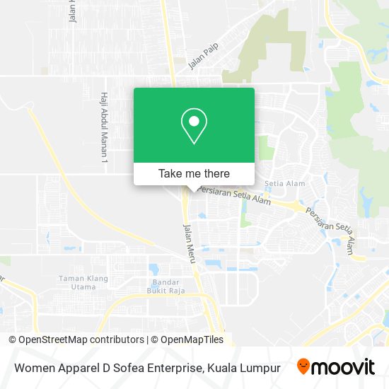 Women Apparel D Sofea Enterprise map