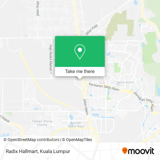 Radix Hallmart map