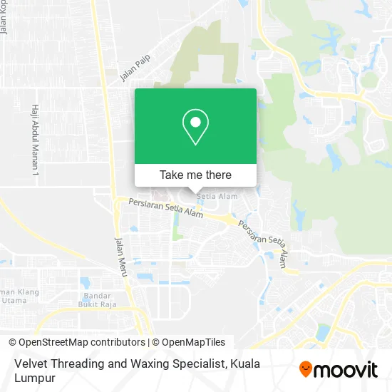 Velvet Threading and Waxing Specialist map