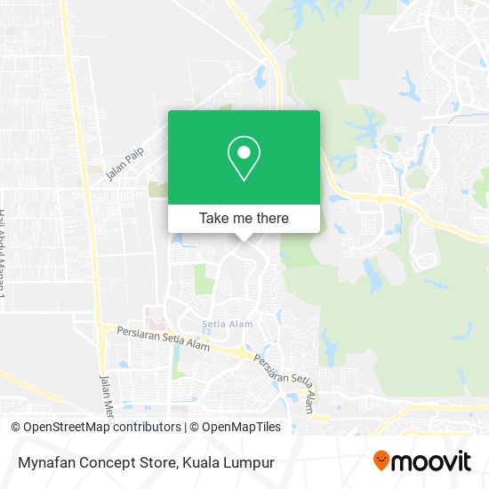 Mynafan Concept Store map