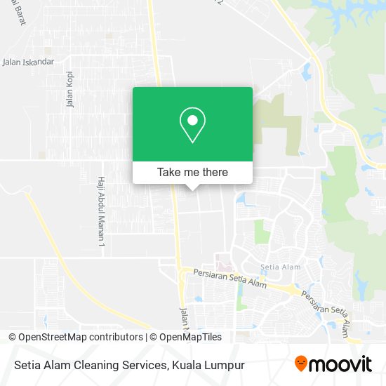 Peta Setia Alam Cleaning Services