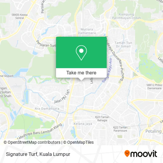 Signature Turf map