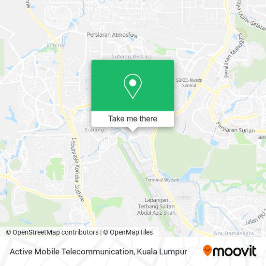 Active Mobile Telecommunication map