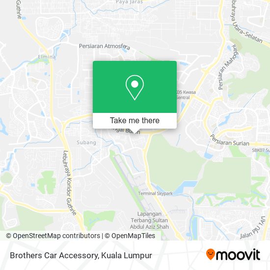 Brothers Car Accessory map
