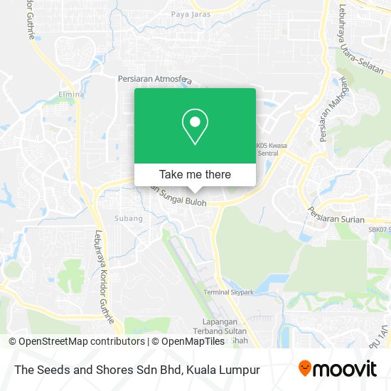 The Seeds and Shores Sdn Bhd map