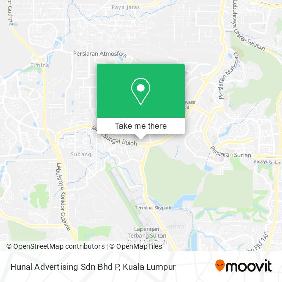 Hunal Advertising Sdn Bhd P map