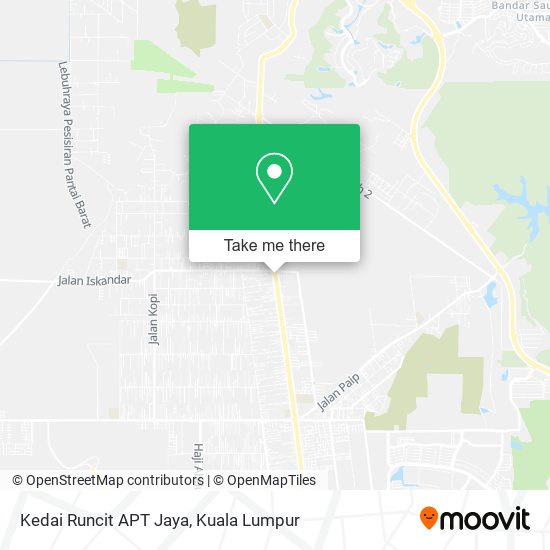 Kedai Runcit APT Jaya map