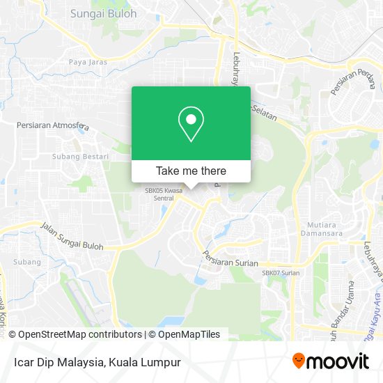 Icar Dip Malaysia map