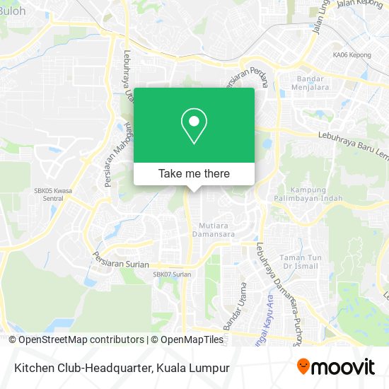 Kitchen Club-Headquarter map