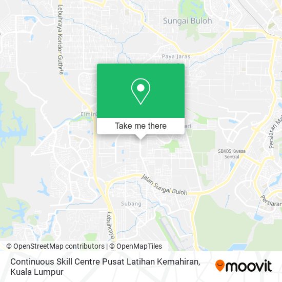 Continuous Skill Centre Pusat Latihan Kemahiran map