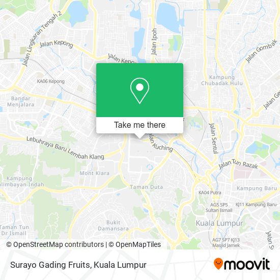 Surayo Gading Fruits map