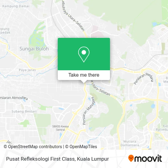 Pusat Refleksologi First Class map