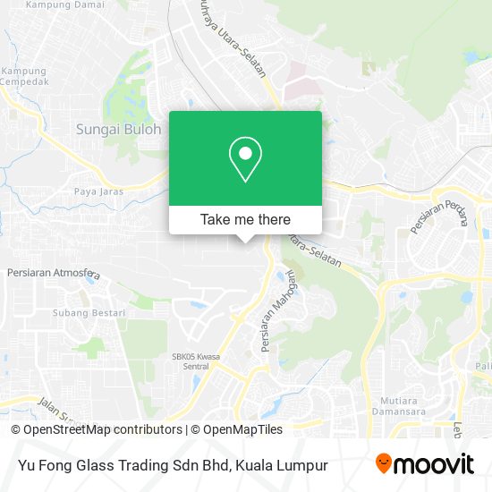 Peta Yu Fong Glass Trading Sdn Bhd