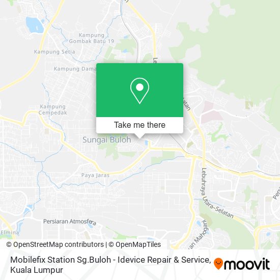 Peta Mobilefix Station Sg.Buloh - Idevice Repair & Service
