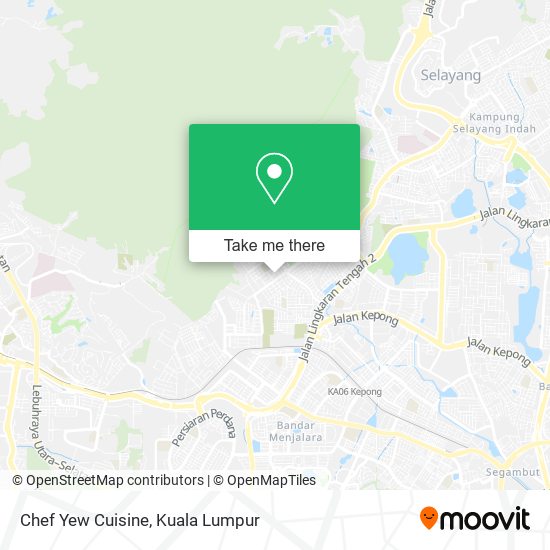 Chef Yew Cuisine map