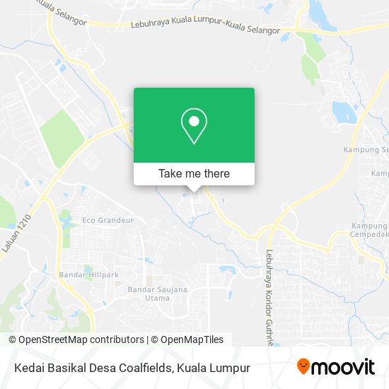 Kedai Basikal Desa Coalfields map