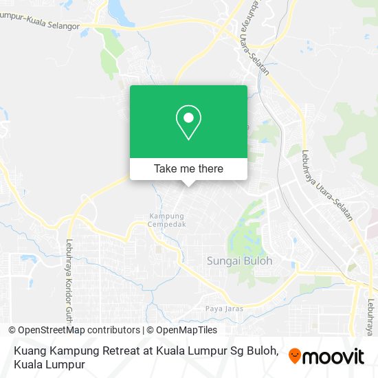 Peta Kuang Kampung Retreat at Kuala Lumpur Sg Buloh