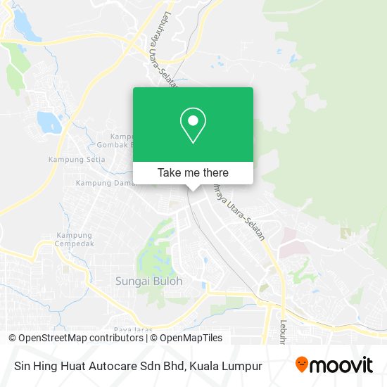 Sin Hing Huat Autocare Sdn Bhd map