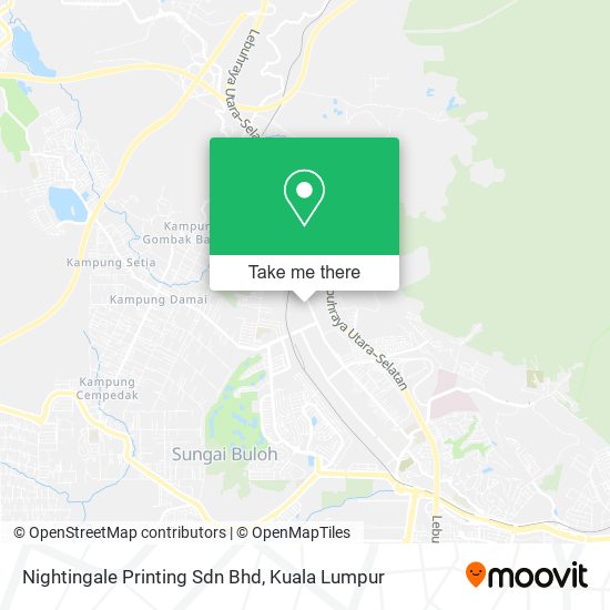 Nightingale Printing Sdn Bhd map