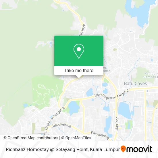 Richbaliz Homestay @ Selayang Point map