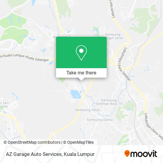 AZ Garage Auto Services map