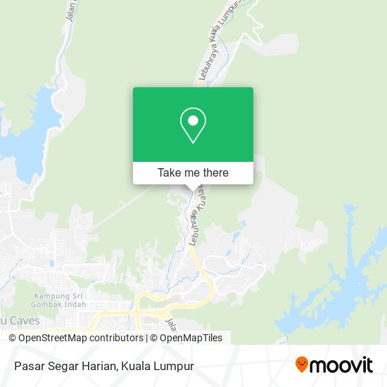 Peta Pasar Segar Harian