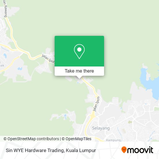 Peta Sin WYE Hardware Trading