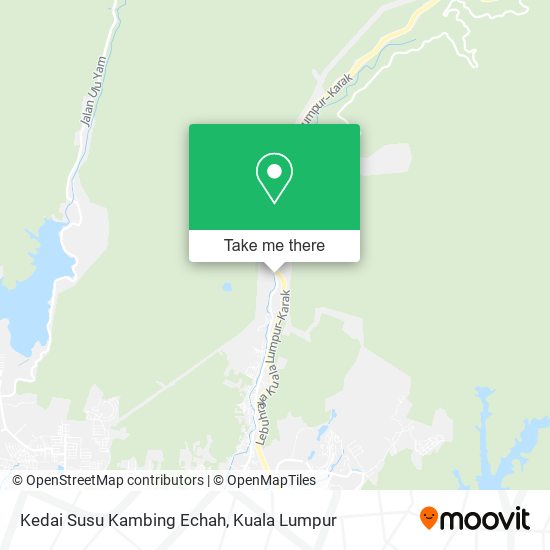 Kedai Susu Kambing Echah map