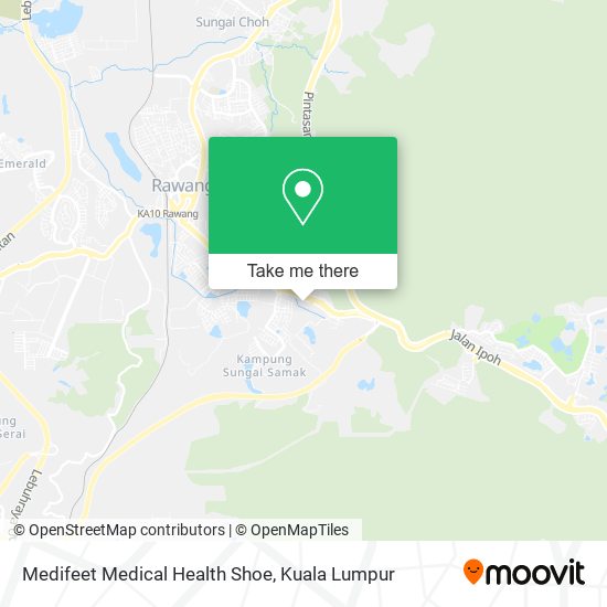 Medifeet Medical Health Shoe map