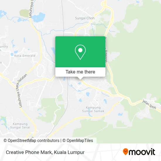 Creative Phone Mark map