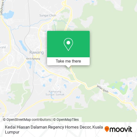 Kedai Hiasan Dalaman Regency Homes Decor map